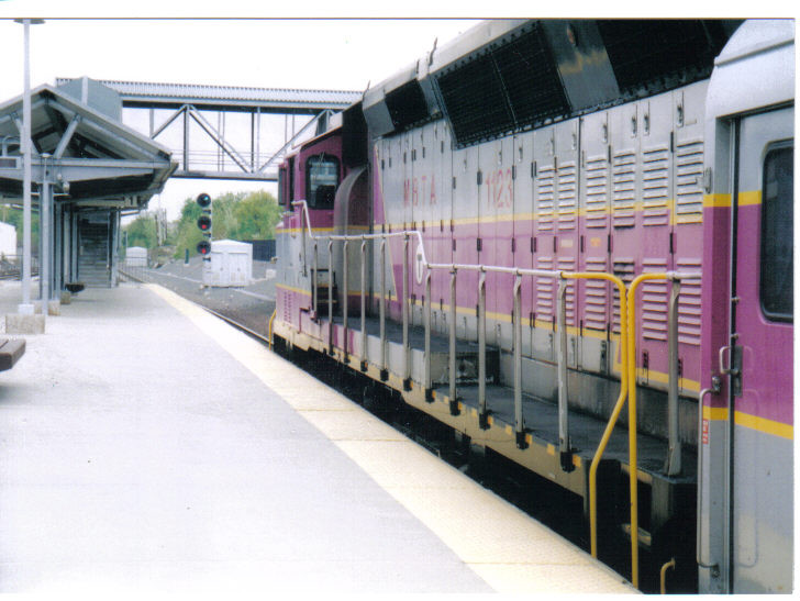 Photo of MBCR northbound Anderson Station