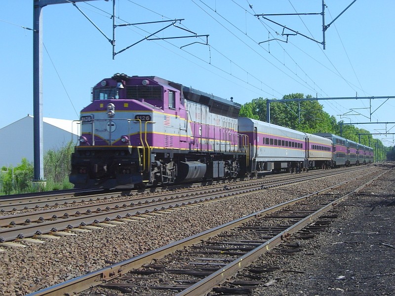 Photo of MBTA train 803