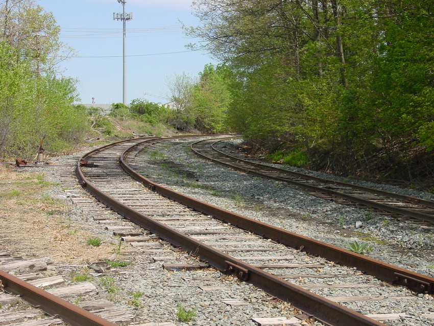 Photo of Double line leading into the B&M Billerica Shops