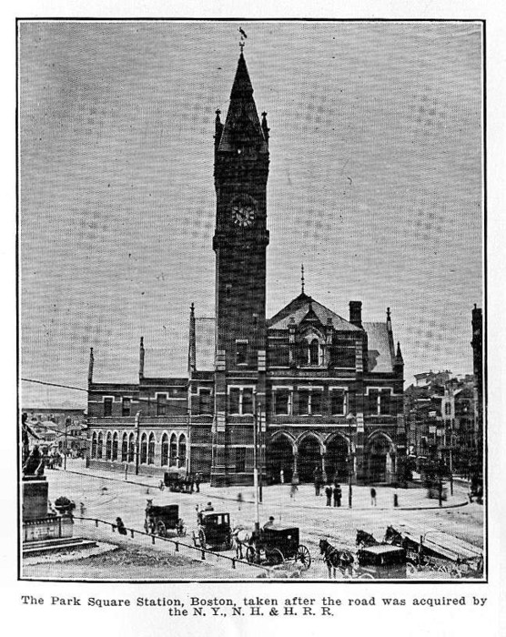 Photo of Park Square Station, Boston, circa 1900
