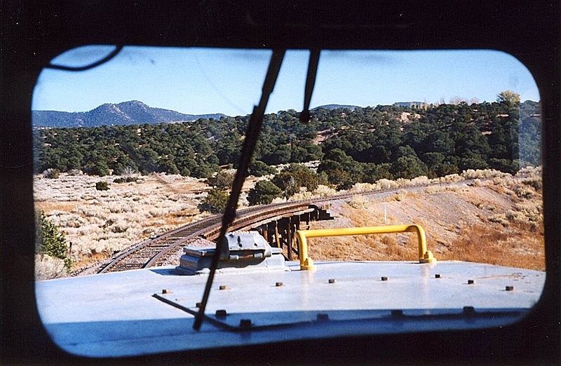 Photo of From the Cab on the Santa Fe Southern
