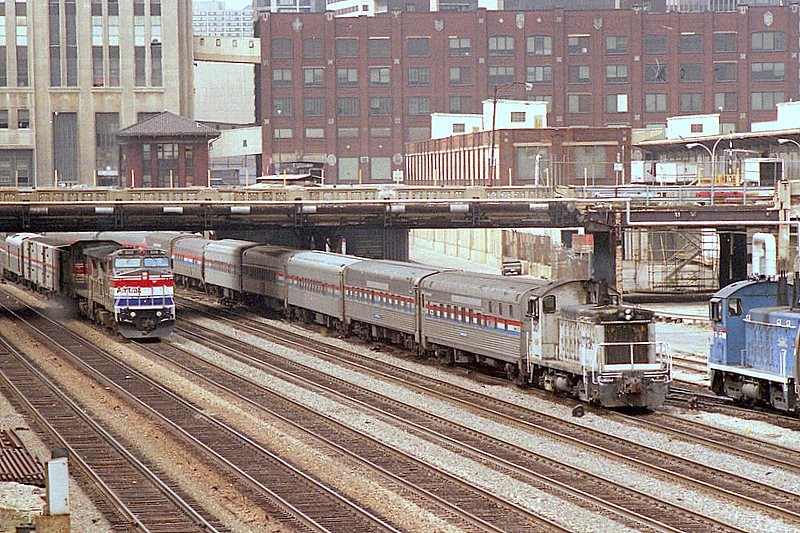 Photo of Amtrak in Chicago