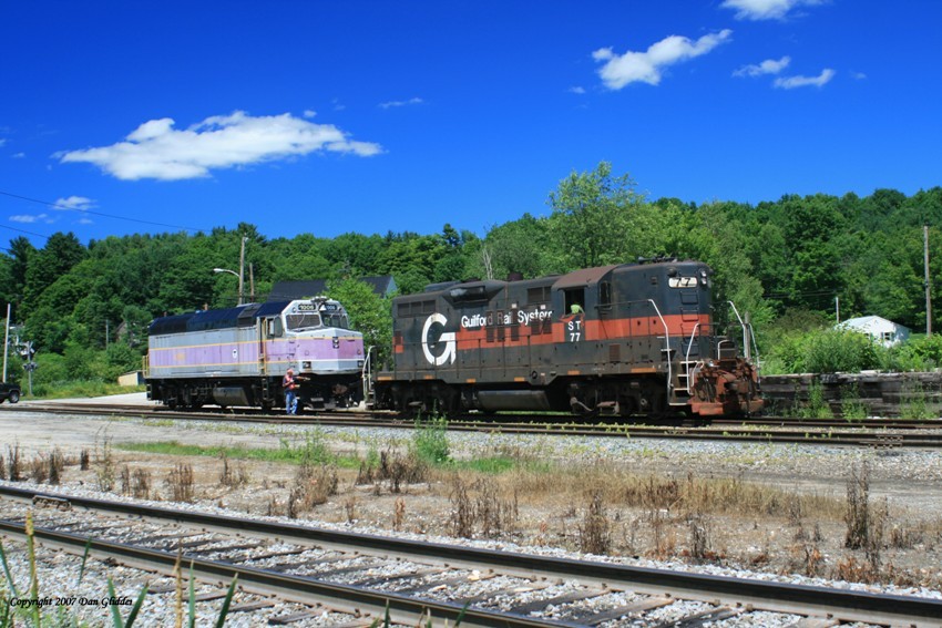 Photo of ST 77 drops MBTA locomotive 1006