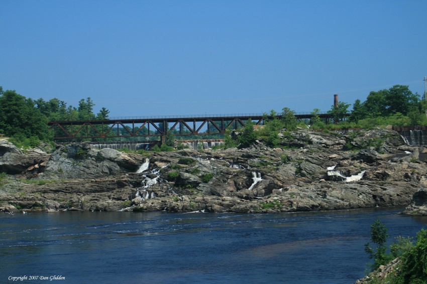 Photo of Railroad Bridge Over the Androscoggin