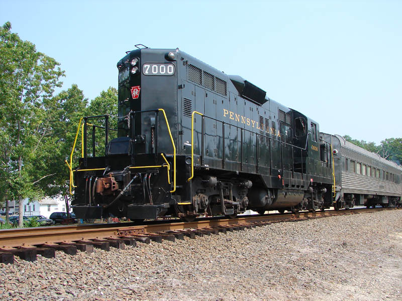 Photo of Former PRR GP9 #7000 at Richland Village New Jersey