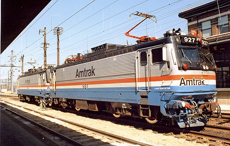 Photo of Amtrak's Electric Motors