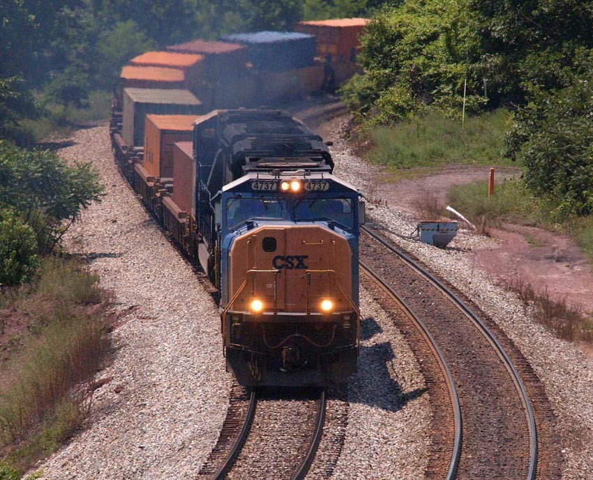 Photo of EB CSX at Fairhope Rd.; Sand Patch Grade