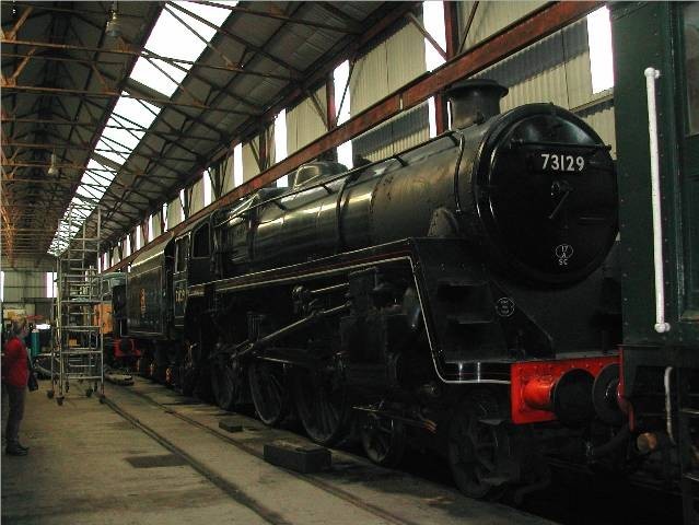 Photo of Class 5, 4-6-0 73129 at Butterley, Derby