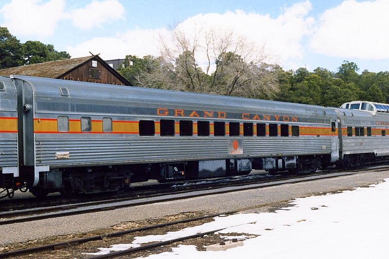 Photo of Streamlined coach on the GCRR