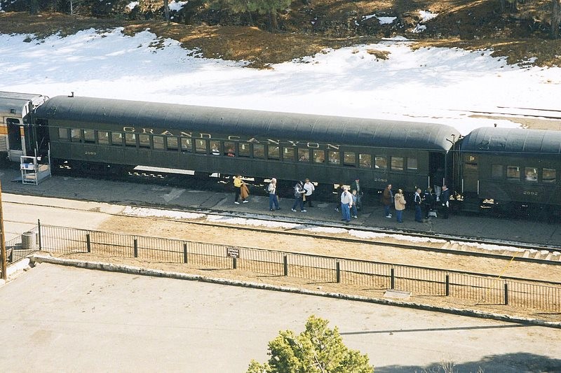 Photo of Grand Canyon RR from El Tovar Hotel