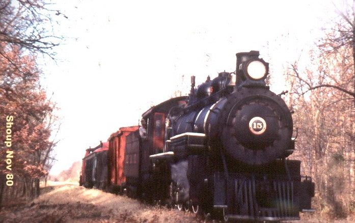 Photo of East Broad Top RR mixed train 1980