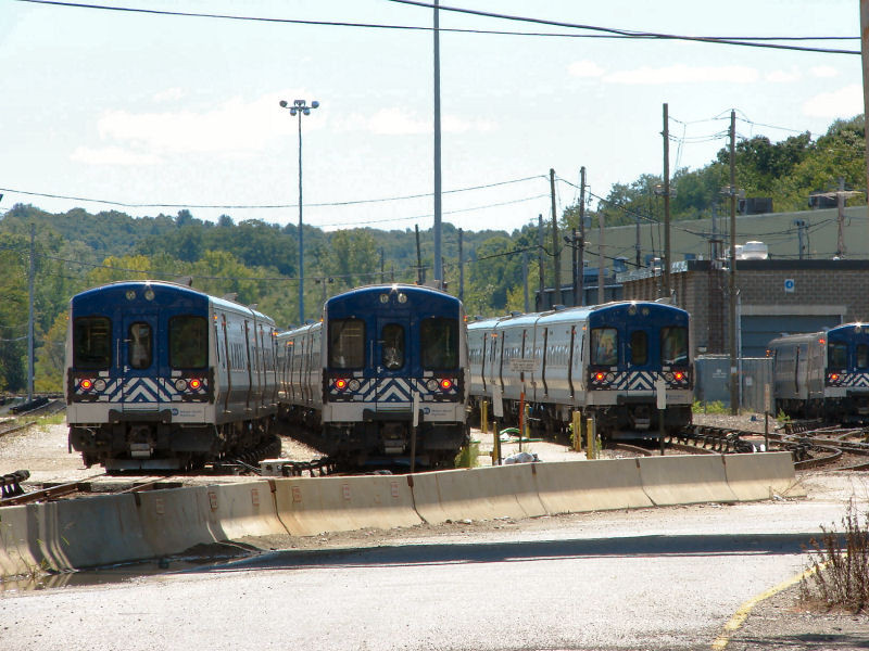 Photo of Metro North M-7As in the yard