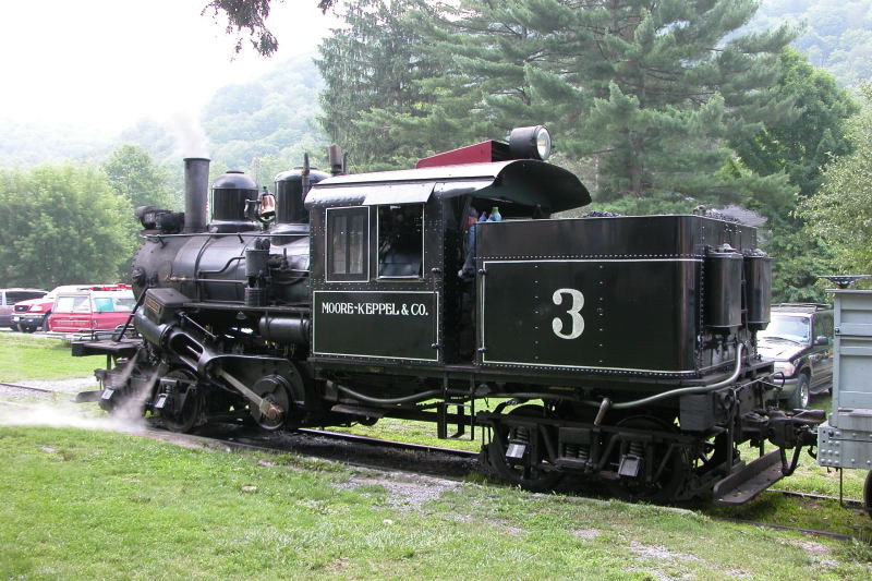 Photo of Moore-Keppel Co. Climax #3 at Durbin, WV