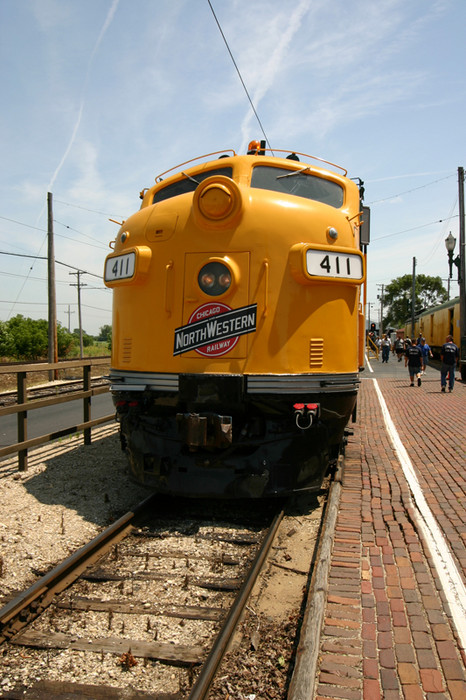 Photo of C&NW #411 at IRM