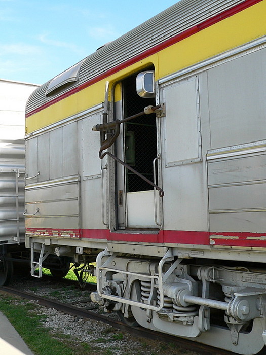 Photo of Mail pick-up on the Union Pacific