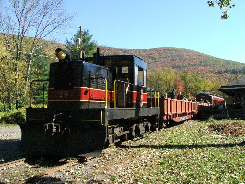 Photo of Engine 29 on CMRR Fall Foliage Excursion Train at Phoenicia