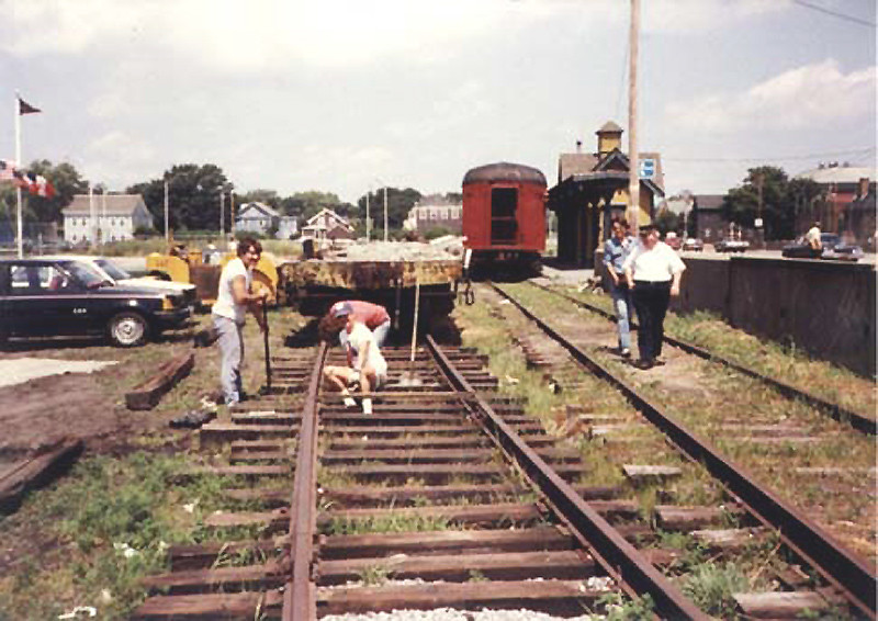 Photo of Newport RI Station in the 80's