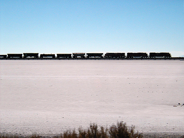 Photo of UP on the Utah Salt Flats