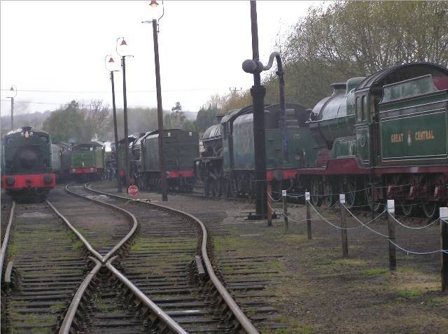 Photo of Barrow Hill LNER gala; a general view.
