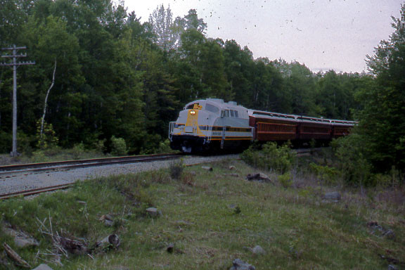 Photo of BAR Fan Trip with BL2 Locomotive  (Side View)