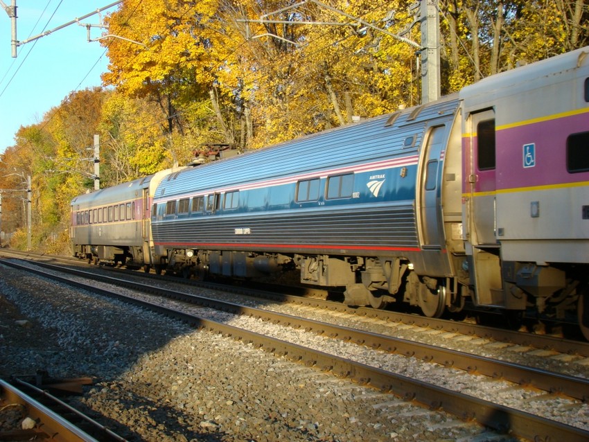 Photo of Amtrak Geometry car  In Mansfield, MA