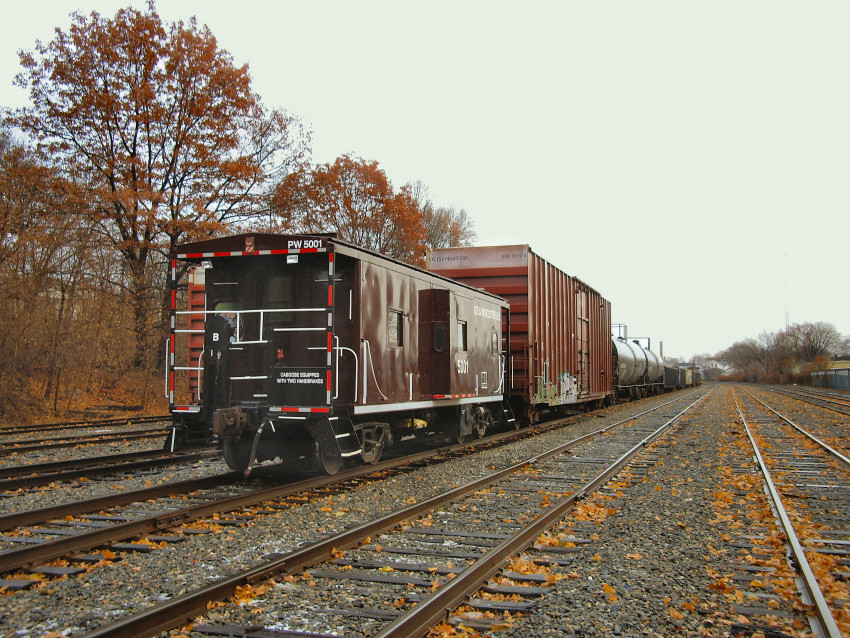 Photo of Train PR-2 at the Upper Valley Yard