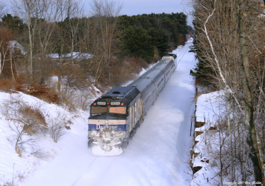 Photo of Downeaster raising a snowstorm