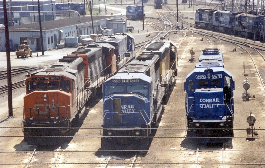Photo of CN on Conrail