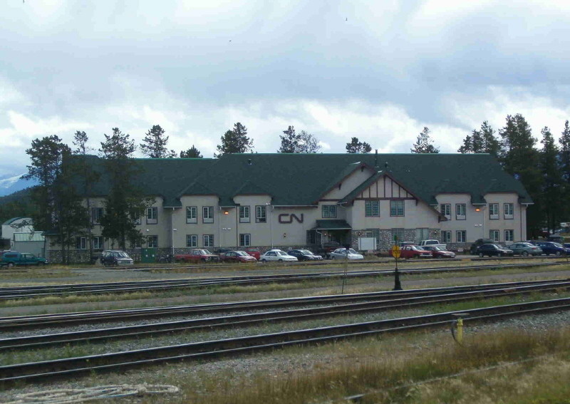 Photo of CN Rail Jasper building