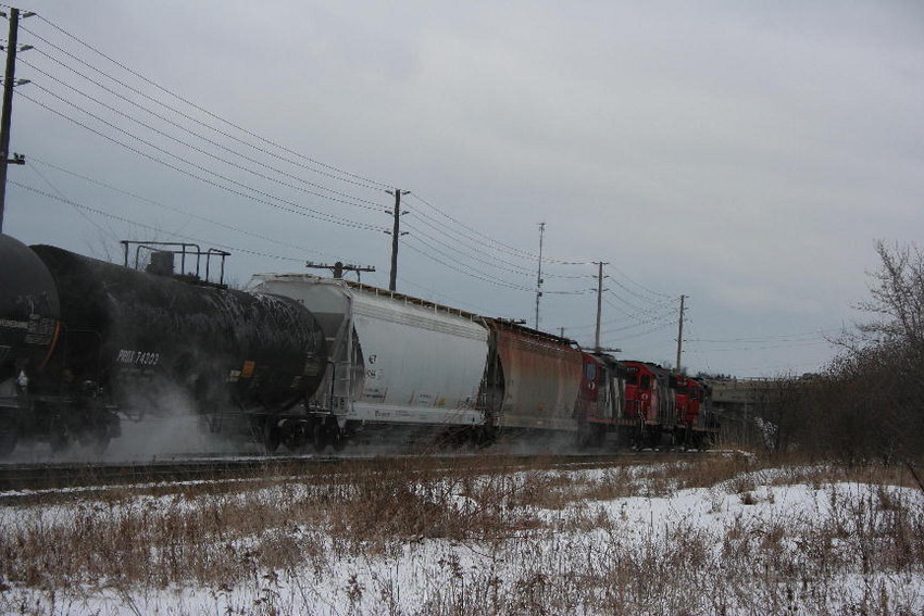 Photo of CN local running West on the Kingston Sub
