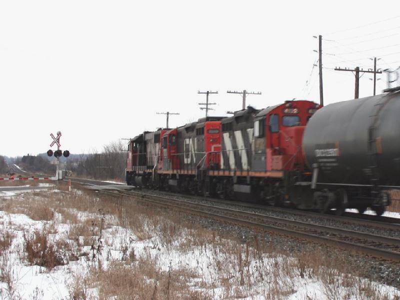 Photo of CN Local running East on the Kingston Sub