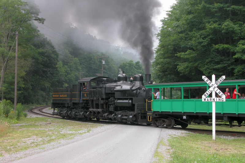 Photo of WM Shay #6 at Back Mountain Road