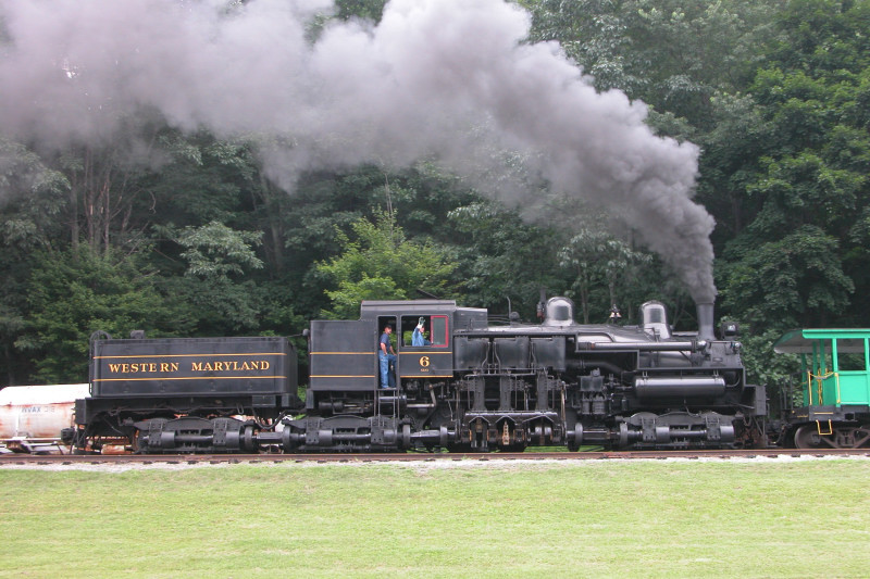 Photo of WM Shay #6 departing Cass.