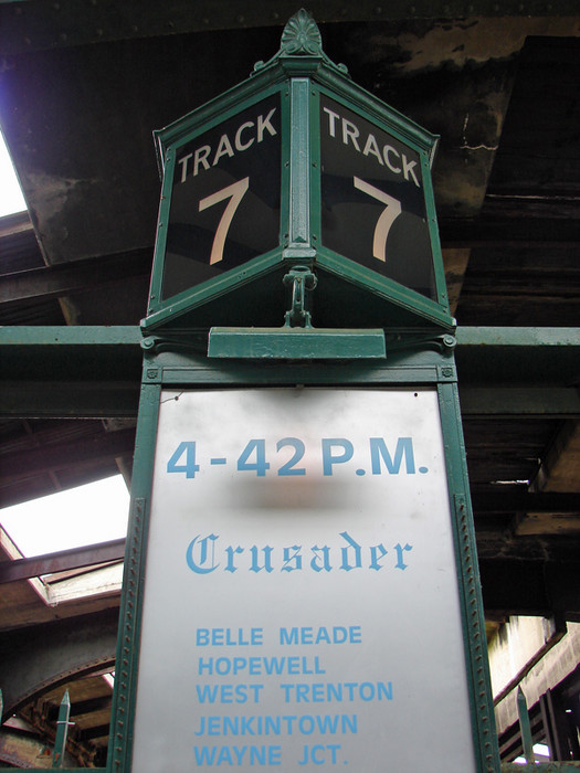 Photo of Information for the Crusader - CNJ Terminal - Jersey City, NJ