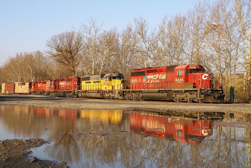 Photo of The last D&H Train of 2007