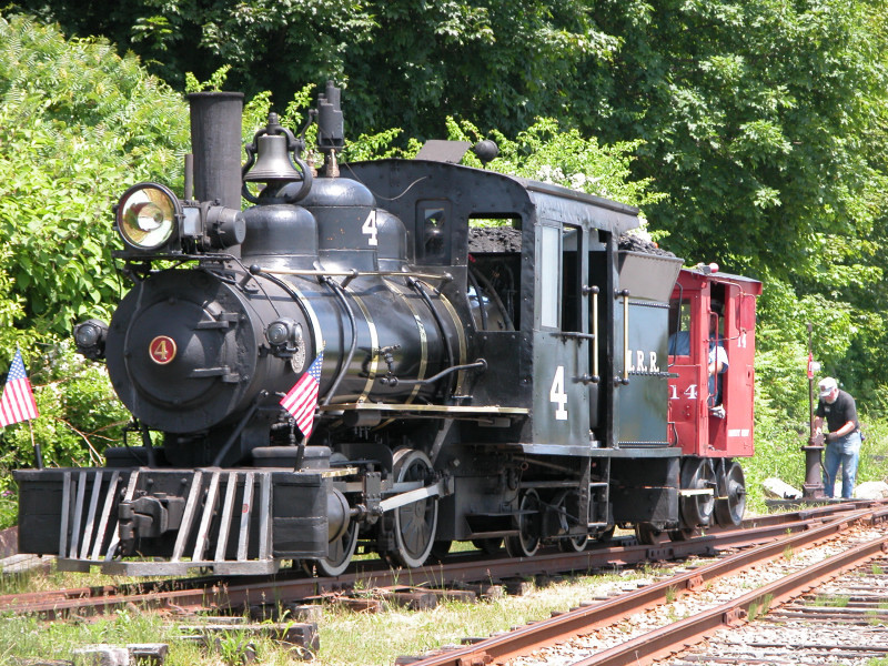 Photo of MRR #4 pulled from the enginehouse