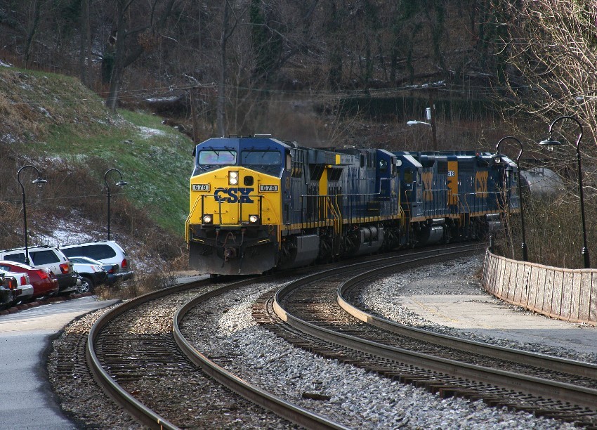 Photo of CSX Q415 at Harpers Ferry, WV