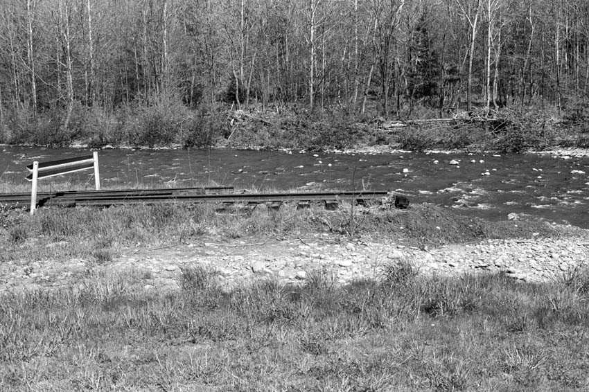 Photo of CMRR washout under repair May 1988