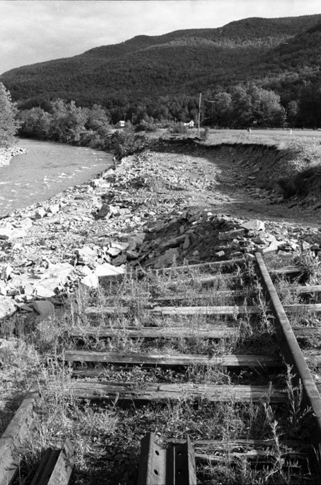 Photo of CMRR washout under repair June 1988 west of Mt. Pleasant, NY