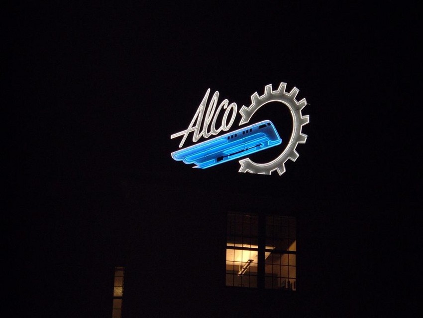 Photo of New American Locomotive Co Sign In Providence RI