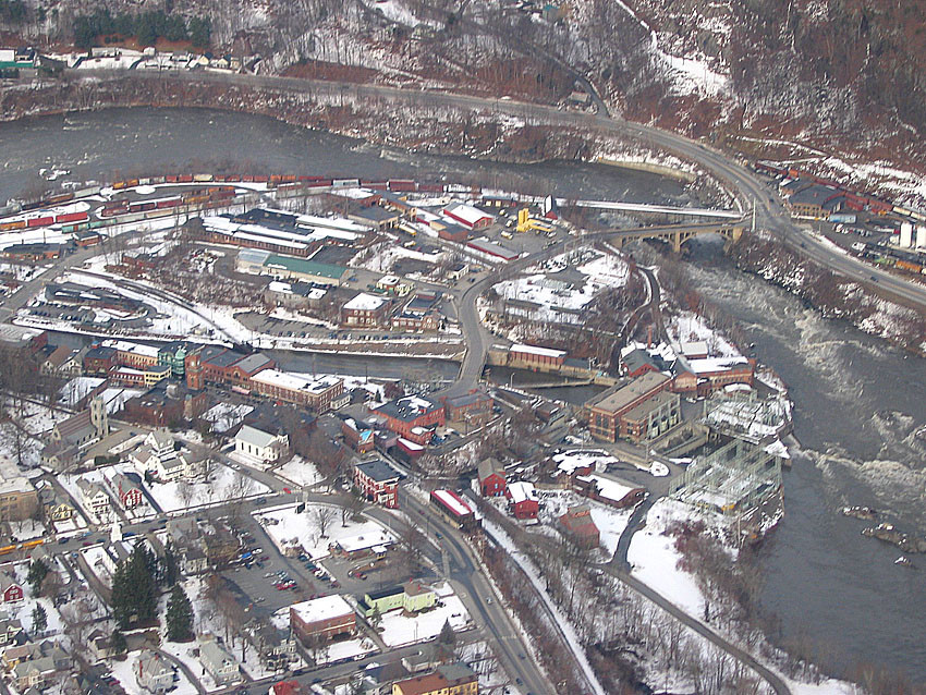 Photo of Bellows Falls From The Air 1