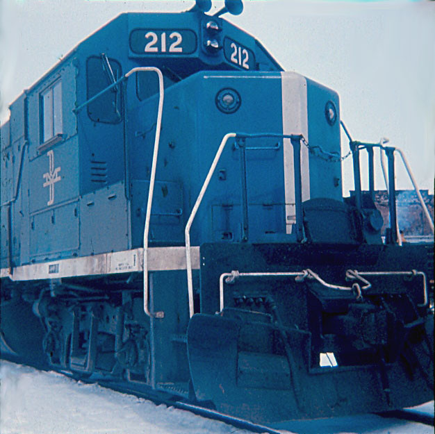Photo of B&M 212 before she was...