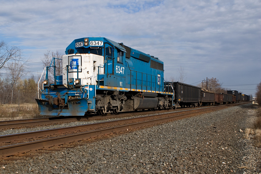 Photo of WE 6347 Leading W&LE Coke Train