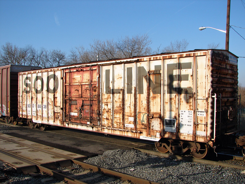 Photo of SOO Line Box Car in New Jersey