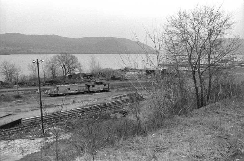 Photo of Cabooses March 1989 Newburgh, NY