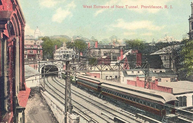 Photo of West entrance of New Tunnel, Providence, RI