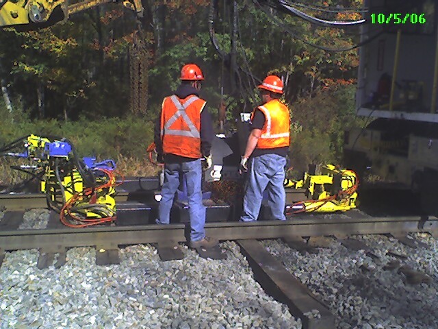 Photo of Guilfords Welding Rail Crew