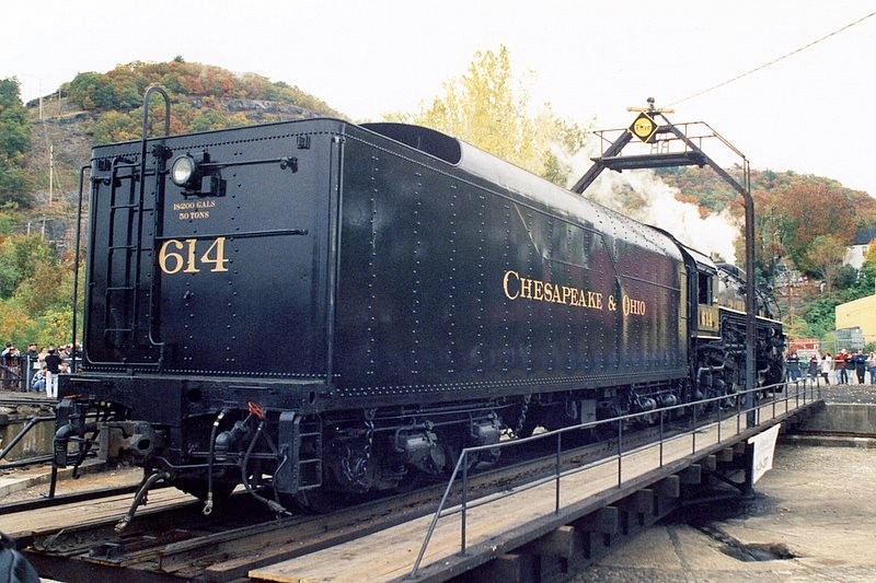 Photo of C&O 614 at Port Jervis, NJ
