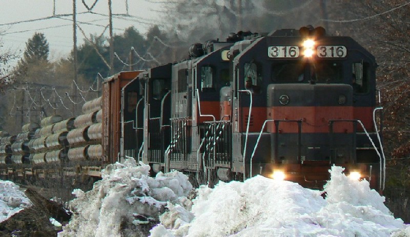 Photo of RJMA Pipe Train