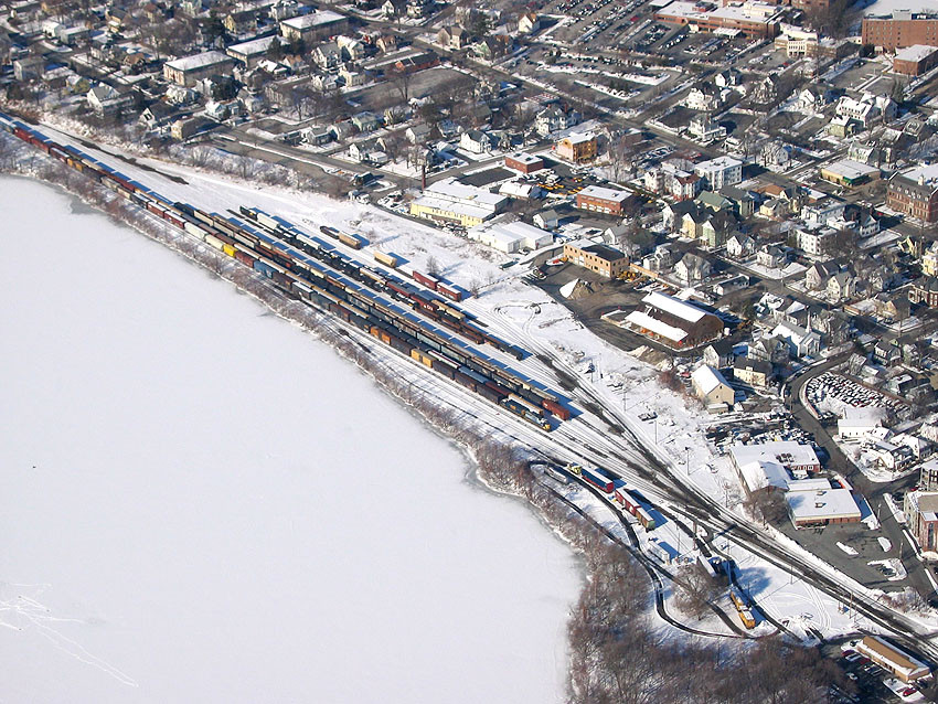 Photo of Framingham North Yard From The Air